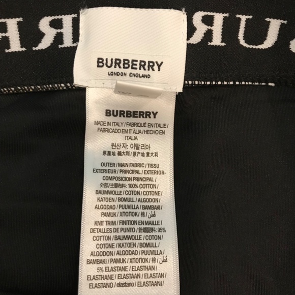 Burberry checkered 2 piece bathing suit, size large never worn - Picture 2 of 7
